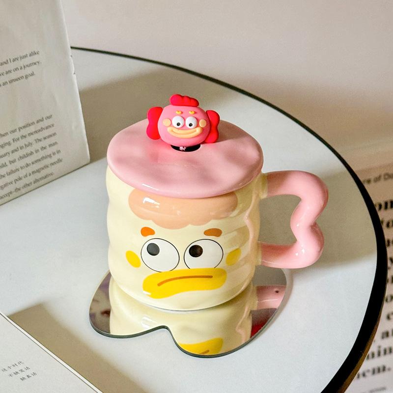 Creative funny mug gift box with souvenir practical ceramic cup for girlfriends, friends and girls birthday gifts