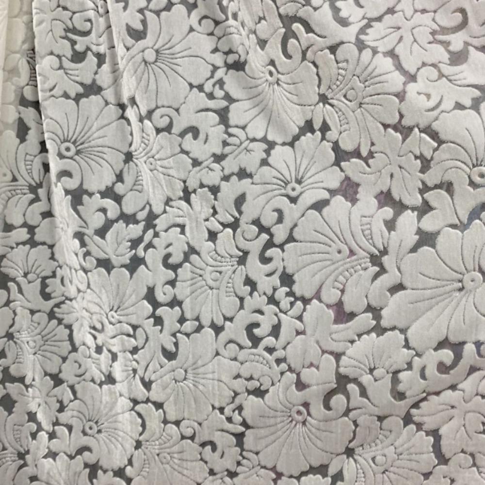 1Meter Leaf Velvet Burnout Fabric Burnout Flannel Lace Velour Nigeria George Fabrics for DIY Sewing Clothing African Dresses