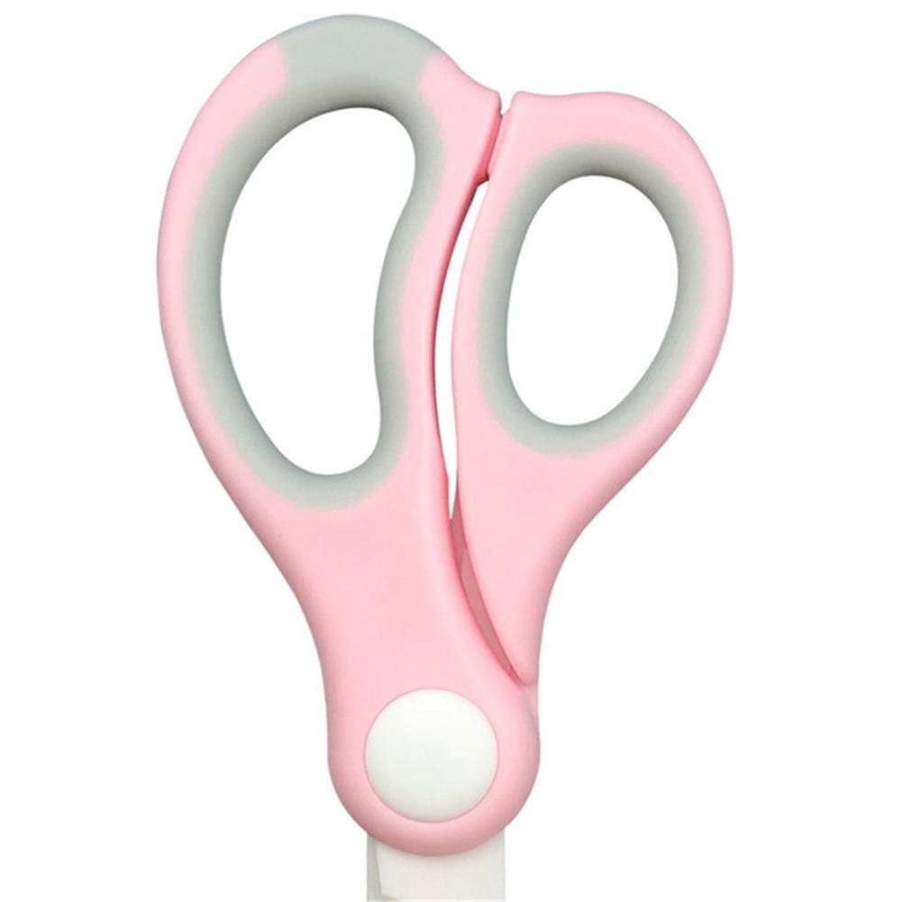 

Керамические ножницы для детского питания, ножницы для кормления младенцев с коробкой для резки, кухонные ножницы для еды, для здоровья, детская посуда