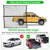Cargo Net for Pickup Truck Bed Travel Luggage Net Mesh with  8 Metal Carabiners Stretches to 7.0' x 6.5' Truck Bed Accessories