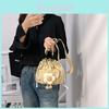 Fashionable Canvas Bucket Bag 2023 Spring Urban Simple Trendy Mini Shoulder Bag