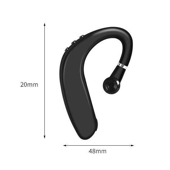 Kabelloses Bluetooth 5.1-Headset, CVC 8.0-Sportkopfhörer mit Geräuschunterdrückung, langer Standby-Business-Ohrbügel, Kopfhörer mit Mikrofon