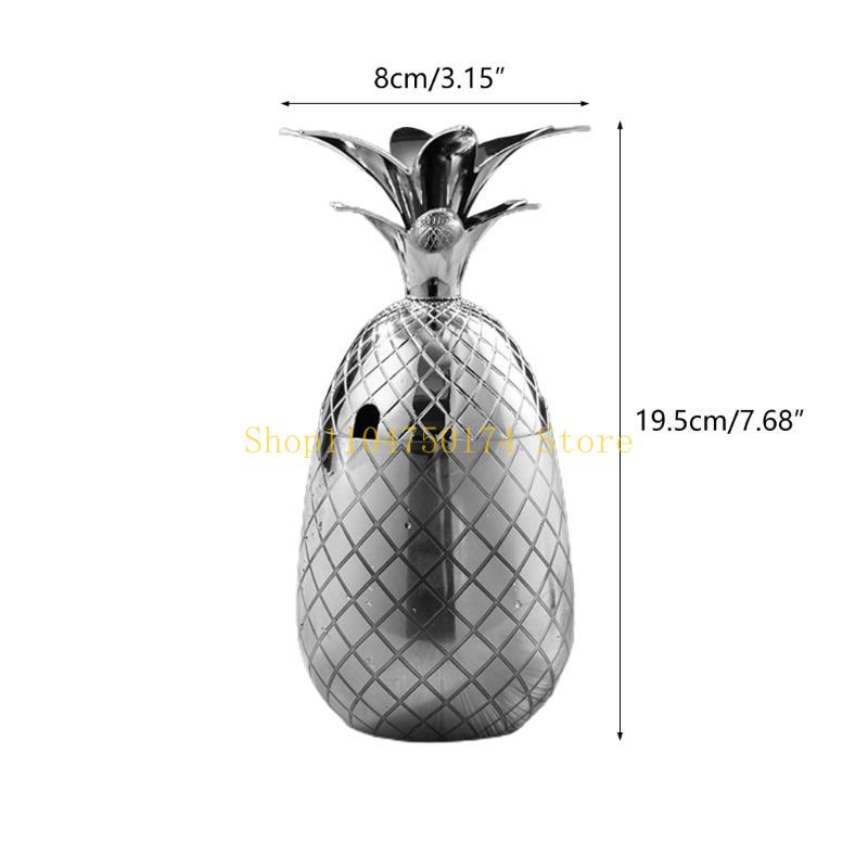 Pineapple Glass Cocktail Glass Wine Set Wine Glass Metal Wine Cups top sale