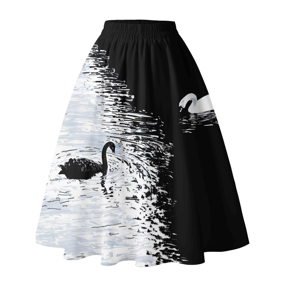 Elegant Pastel Gradient Maxi Skirt for Beach Vacation, Casual Outings, And Daily Wear Lightweight