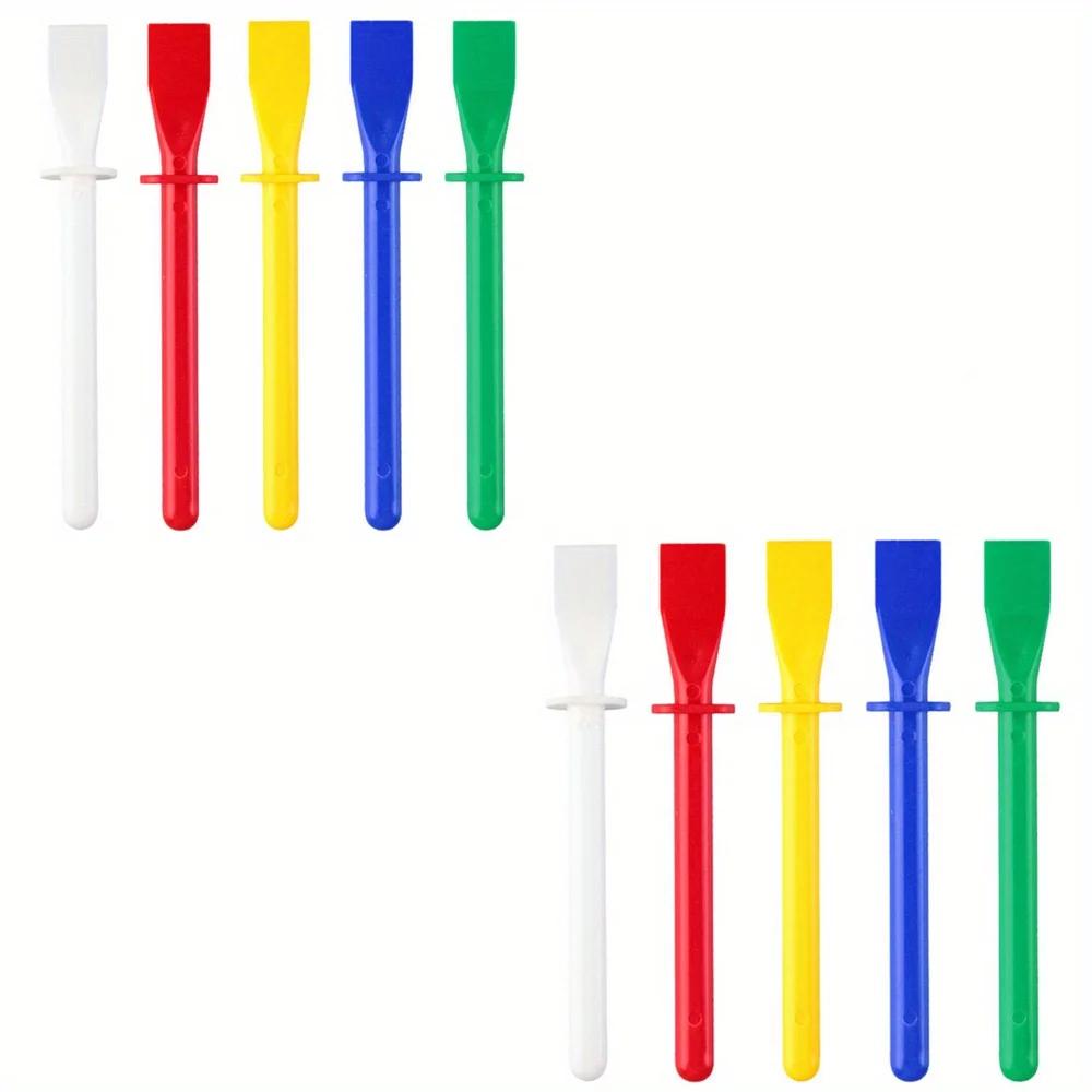 5/10pcs Leather Glue Spreader PP Glue Brush Handheld Portable Cleaner for Wallet Leather Wallet Handicraft Crafts Making Supply