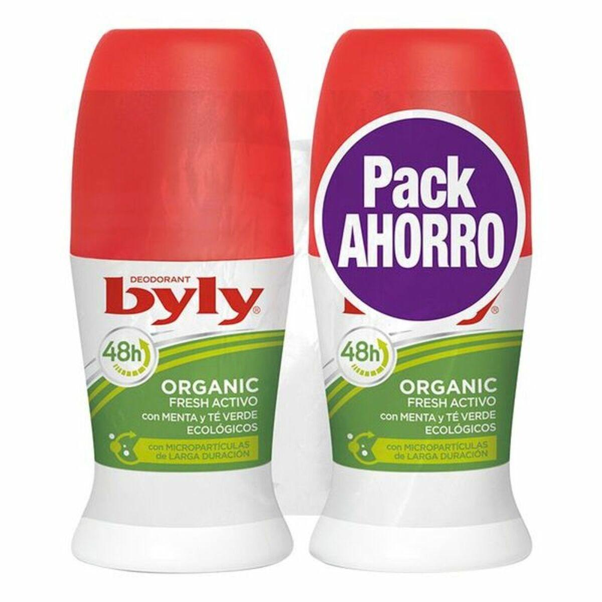 

Шариковый дезодорант Organic Extra Fresh Activo Byly 8411104008458 (2 уд) (50 мл)