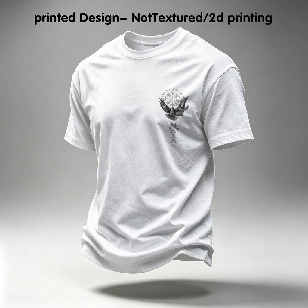 Men's Day of the Dead Graphic T-Shirt - Relaxed Fit, Breathable 2D Print with Fun Creative Pattern, Casual Short Sleeve Tees for Everyday Outdoor Wear
