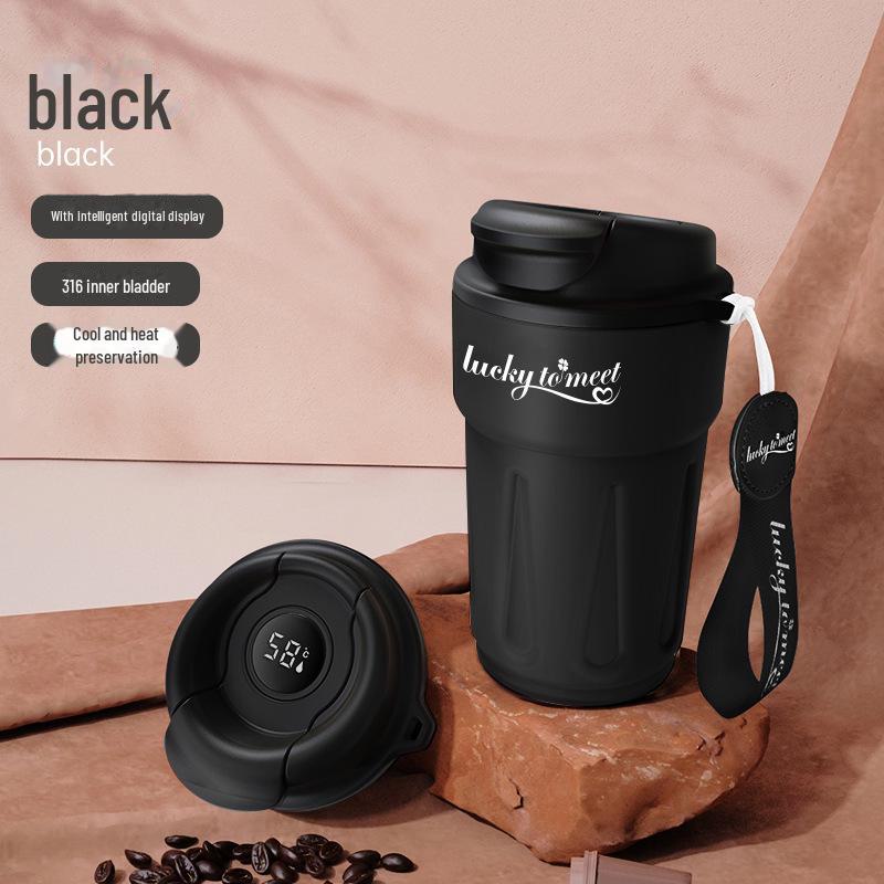 High-Value 316 Stainless Steel Travel Thermos Cup - Portable, Customizable Gift for Car and Travel Use.