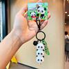 Adorable Panda Lollipop Keychain Wholesaler Cute Cartoon Bag Pendant Silicone Key Accessory