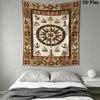Compass Wall Tapestry Aesthetic Wall Hanging Printed Fabric Blanket Decorative Tapestries for Bedroom Living Room Home Decor