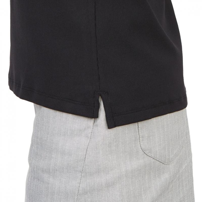 Galleria G Fore Golfwear Women S Collar ShorT Sleeve T ShirT G4lS23k135 Onyx