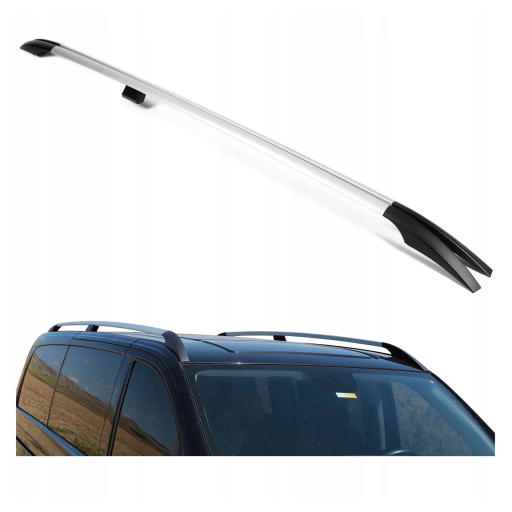 Roof rails MERCEDES W639 W447 VITO VIANO EXTRALONG L3 CHROME
