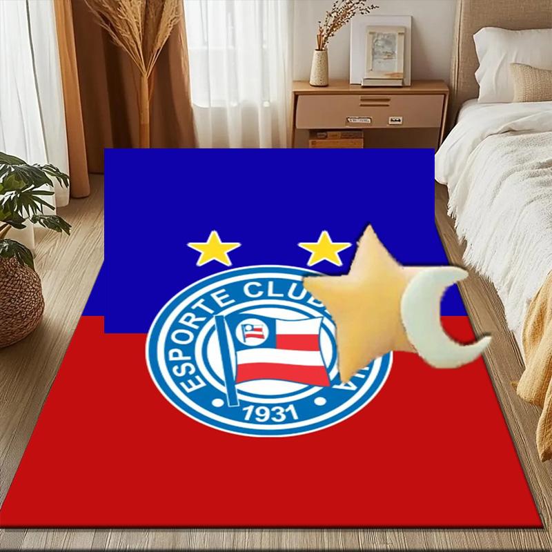 Ba-hia Sports Club Emblem Printed Office Carpet Chair Cushion  Entryway Rug, Rugs for Living Room, Bedroom Christmas gifts