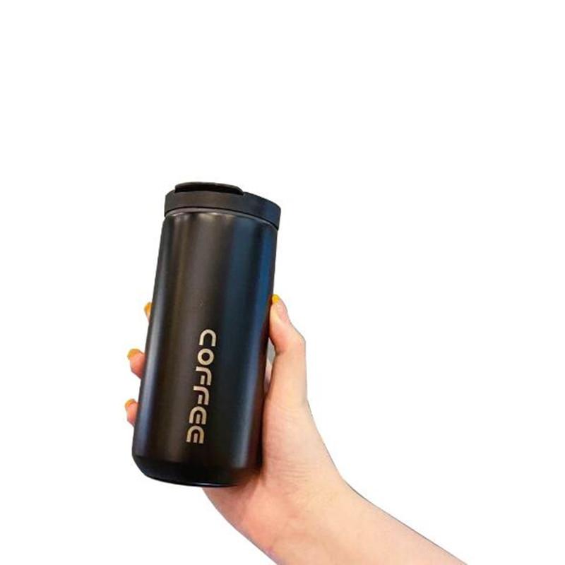 New 350/500ml Travel Coffee Mug Double Stainless steel Coffee Thermos Mug Portable Car Vacuum Flasks Thermo Cup Water Bottler
