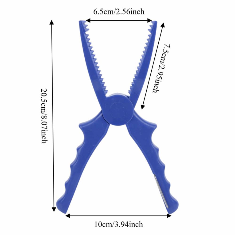 2PCS 20.5cm Fish Clamp Grip 3 Colors Fish Clip Portable Fish Gripper  for Fishing Enthusiasts