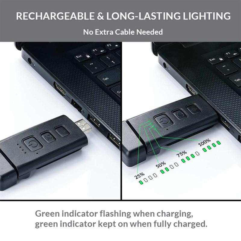 Portable Rechargeable Book Light with 3 Lighting Modes, Clip-on LED Reading Light for Books, Adjustable Brightness Reading Light