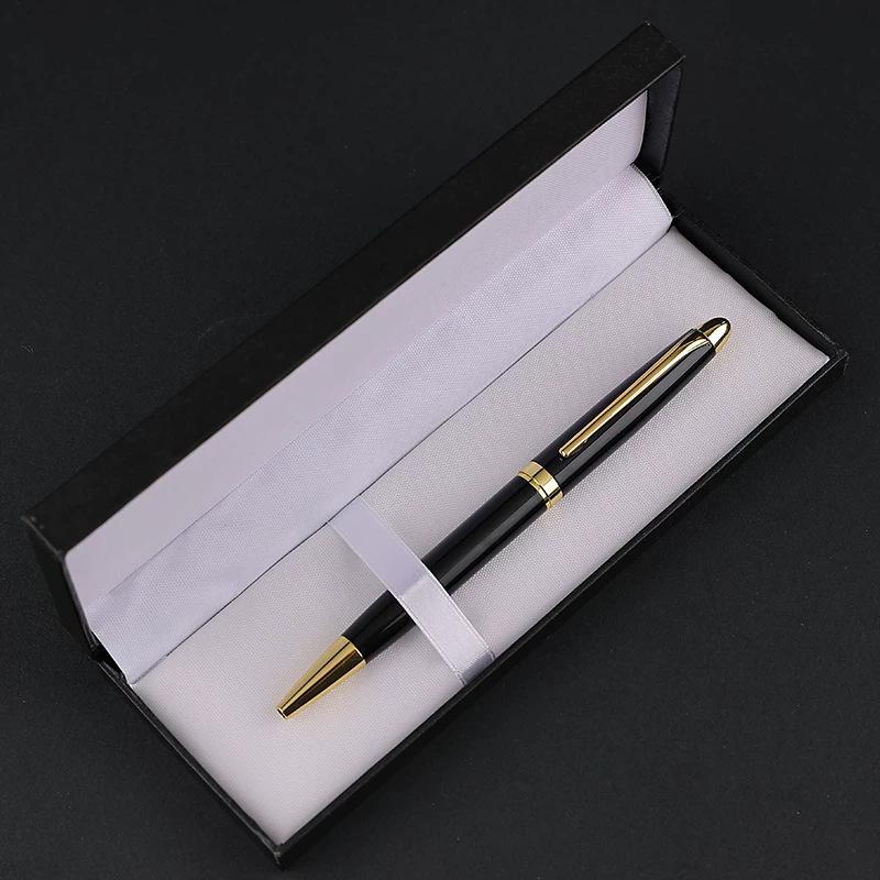 Metal Rotary Orb Pen Office Ballpoint Pen Neutral Signature Pen Gift Box Business Gift Advertising Pen
