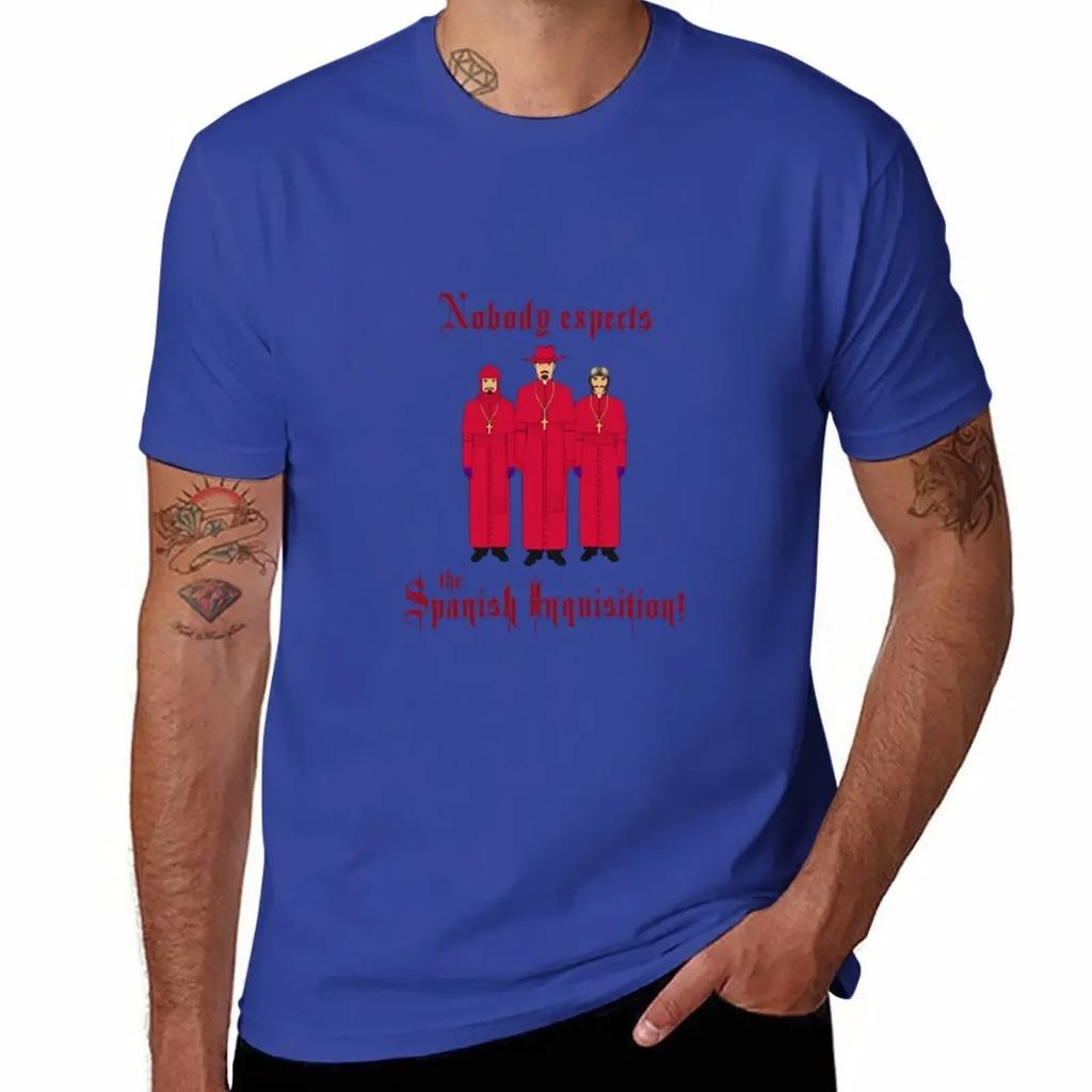 Monty Python/Nobody Expects the Spanish Inquisition! T-Shirt Blacks Aesthetic Clothes T Shirt Men