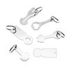 1Pcs Reusable Stainless Steel Shopping Cart Token, Trolley Token Keychain For Supermarket, Removable Release Key Coin Keyring