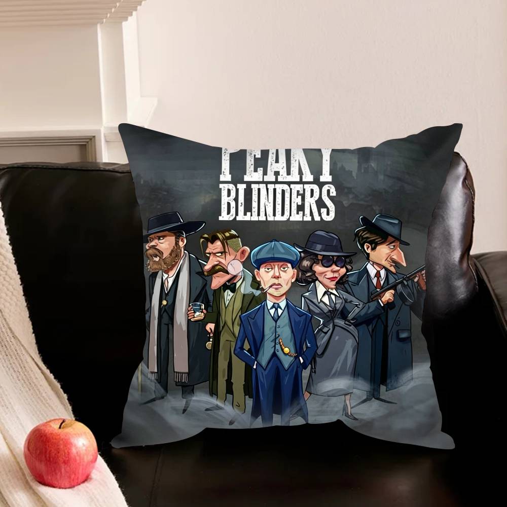 P-Peaky B-Blinders Tv Pillowcase Living Room Sofa Cushion Cover Bedroom Room Bed Pillow Cover Home Decoration