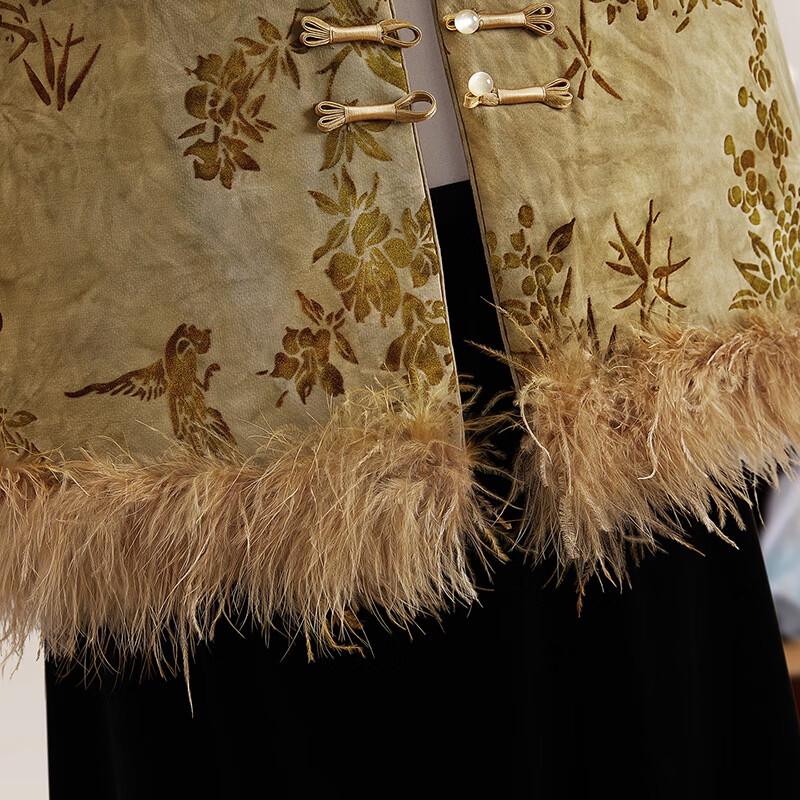 Ta Chi Women's Chinese Style Round Neck Padded Vest