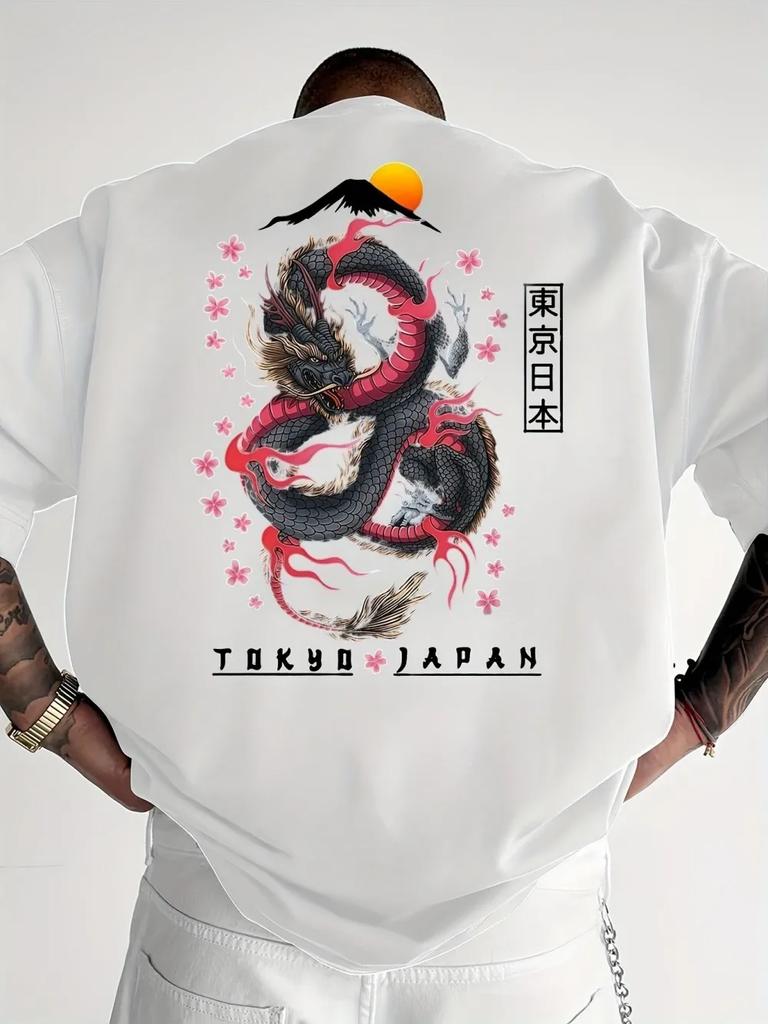 Le T-shirt pour homme pour l'été 2026 présente un motif imprimé de lettres 3D décontracté, tendance, confortable et respirant.