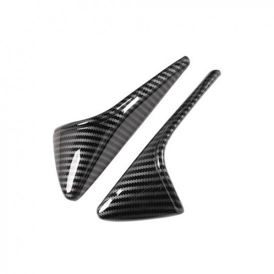 ABS Carbon Fiber Side Camera Fender Cover Trim For Tesla Model 3 Highland 2024