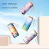 1 Piece Portable And Stylish Women's Sun Umbrella Sunscreen Parasol Outdoor Convinient Five Folding Umbrella With UV Protection