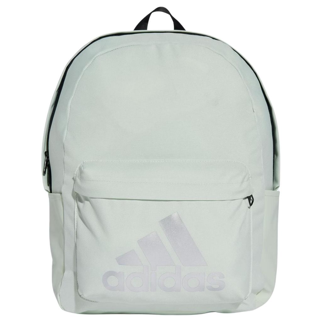 Adidas Recycled Polyester Backpack Unisex Linen Green & Metallic Silve