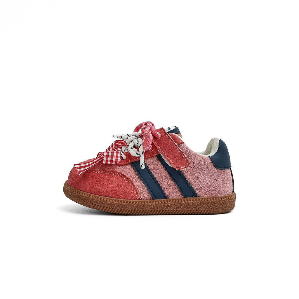 XSHX girls retro sweet and cool German training shoes functional board shoes Wenzhou classmates autumn new Velcro wide head steady heel