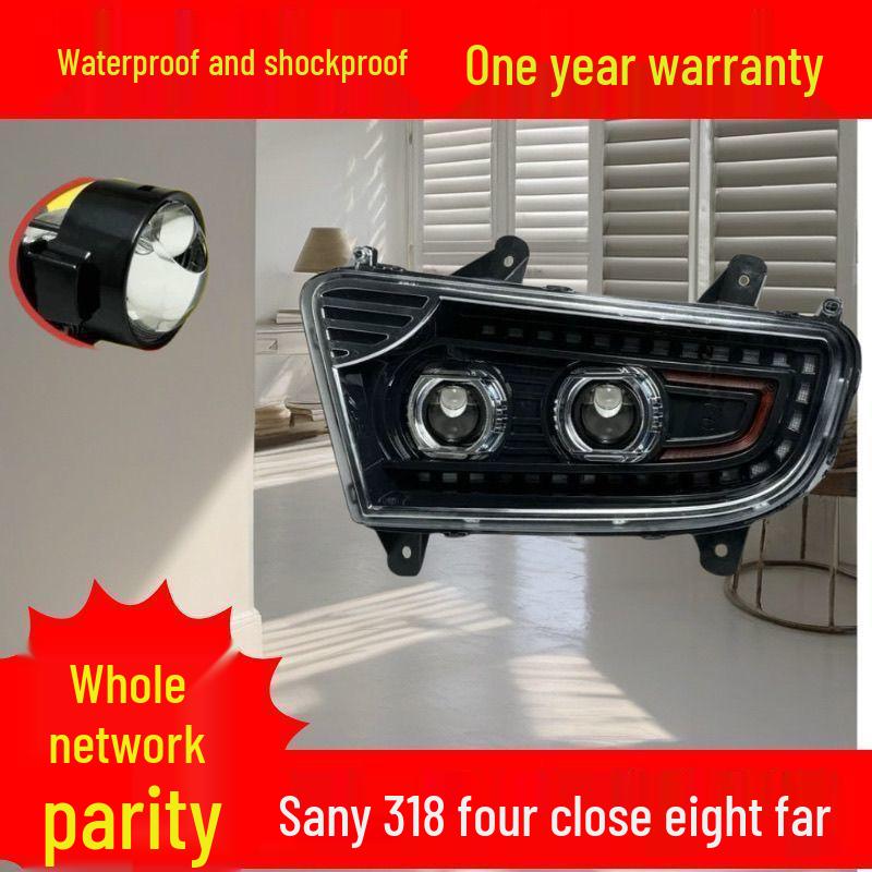 Sany C8 Mixer Truck Dual Lens Full LED Headlight Assembly Right