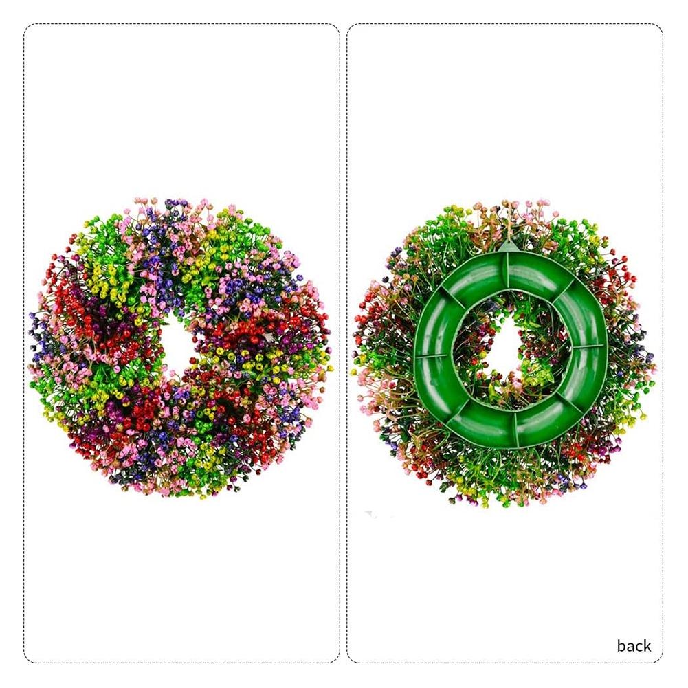 Spring Wreaths for Front Door Spring Decor Summer 40cm Gypsophila Wreaths