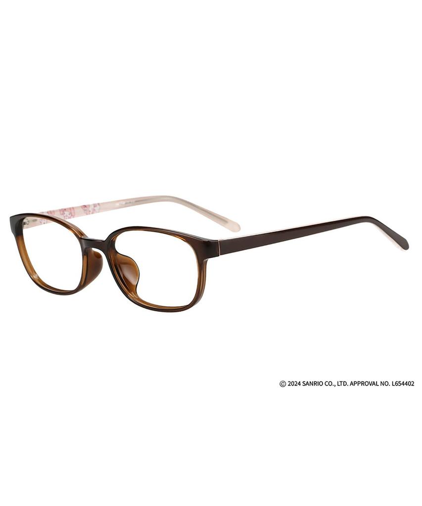 Glasses Eye Exam Fashion Prescription Lens Prescription and Sanrio Characters Brown [Zoff] Wellington-style Eyeglasses, Adjustment, Glasses,