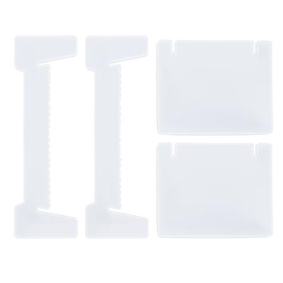 Crystal Epoxy Storage Shelf Mold Desktop Clear Silicone Die DIY Gifts Crafts Maker