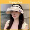 Sun Hat With Large Brim For Summer Uv Protection Breathable Polyester For Women And Girls
