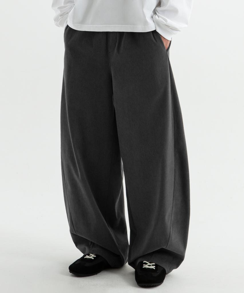 BRENSON Corduroy Curved Wide Pants ( 6 Colors )