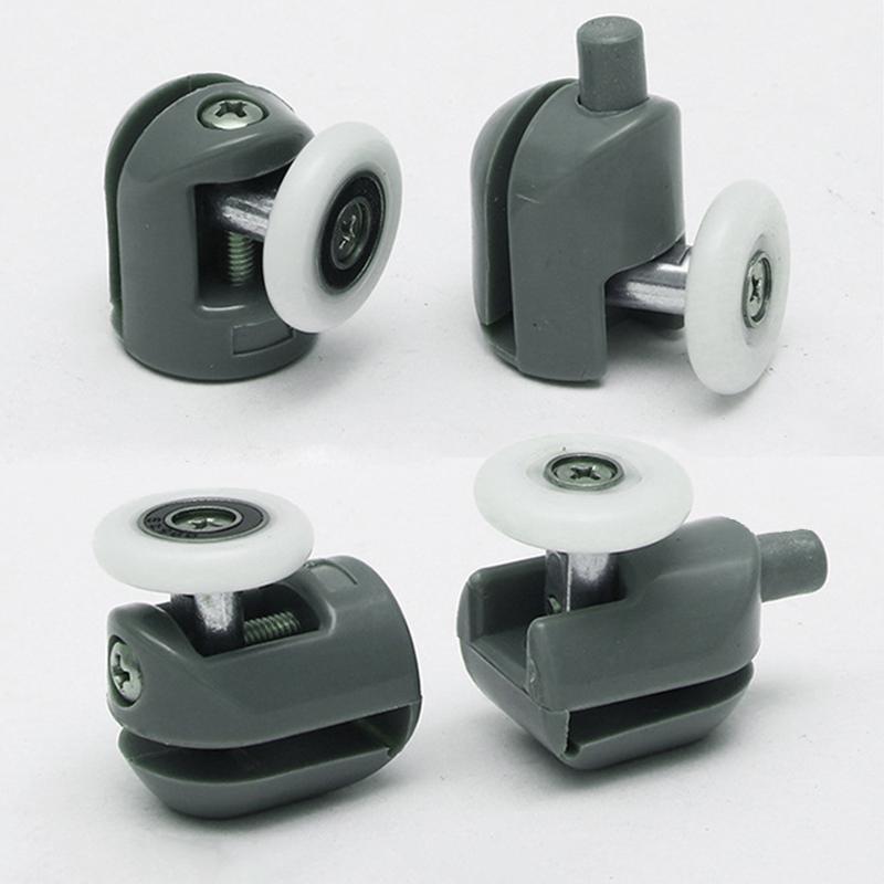 2PCS Household Shower Room Cabins Pulley / Shower Room Roller/Wheels/Pulleys Diameter 23/25mm Single Wheel Shower Room Pulley