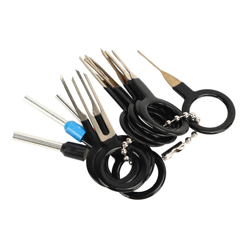 11 Pcs Car Terminal Removal Tool Kit Electrical Wiring Crimp Connector Pin Extractor Set for Car
