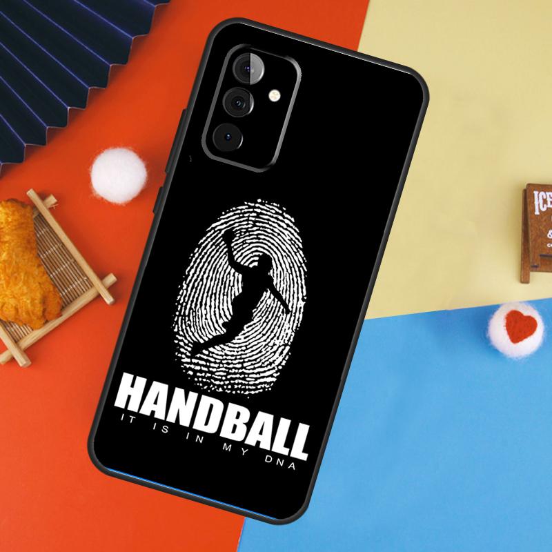 Stylish Playing Handball Cover For Samsung Galaxy A15 A25 A35 A55 A52 A32 A12 A14 A34 A54 A51 A71 A53 A33 A13 Case