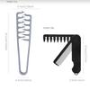 Foldable Hair Comb Wide Tooth Voluminous Texture Design for Thick and Curly Hair Professional Styling At Home