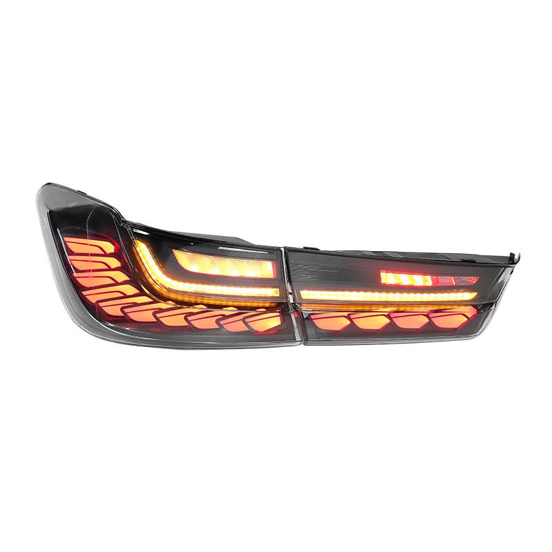 LED Dynamic Turn Signal & Dragon Scale DRL Taillight Assembly for BMW 3 Series G20/G28 (2019–2021)
