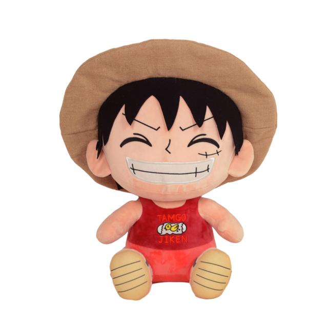 25cm Japanese Anime One Piece Plush Toys CartoonFigure Luffy Chopper Ace Roronoa Zoro Cute Stuffed Xmas Gifts