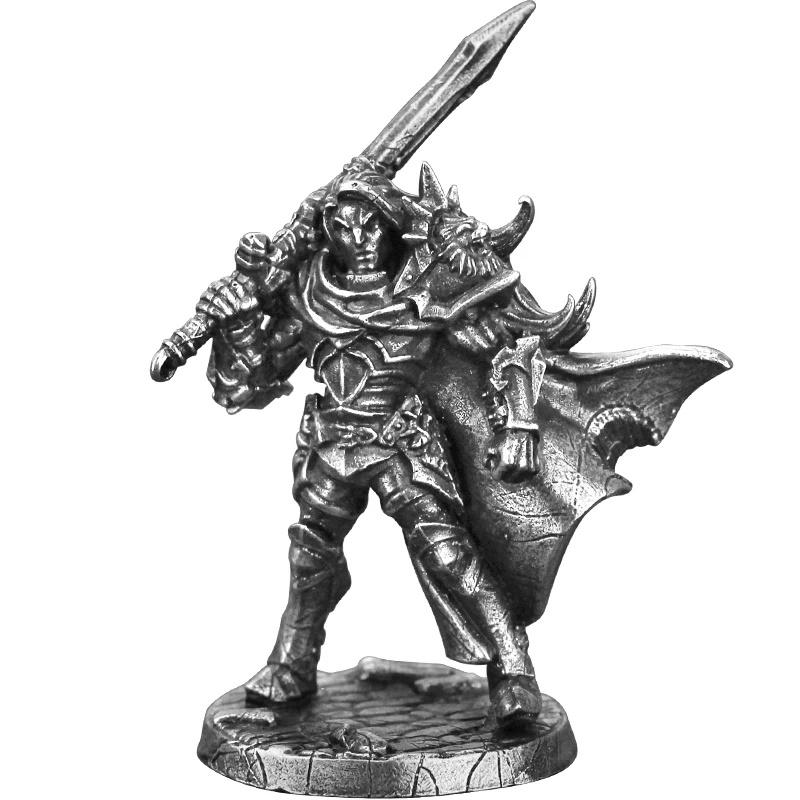 Metal Soldier Action Figure Miniature Model Tabletop Game Desk Decor Toy for Men Home Ornament War Hobbyist Gift Collectible