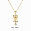 S925 Sterling Silver Christmas Bell Necklace - Women's High-End Clavicle Chain