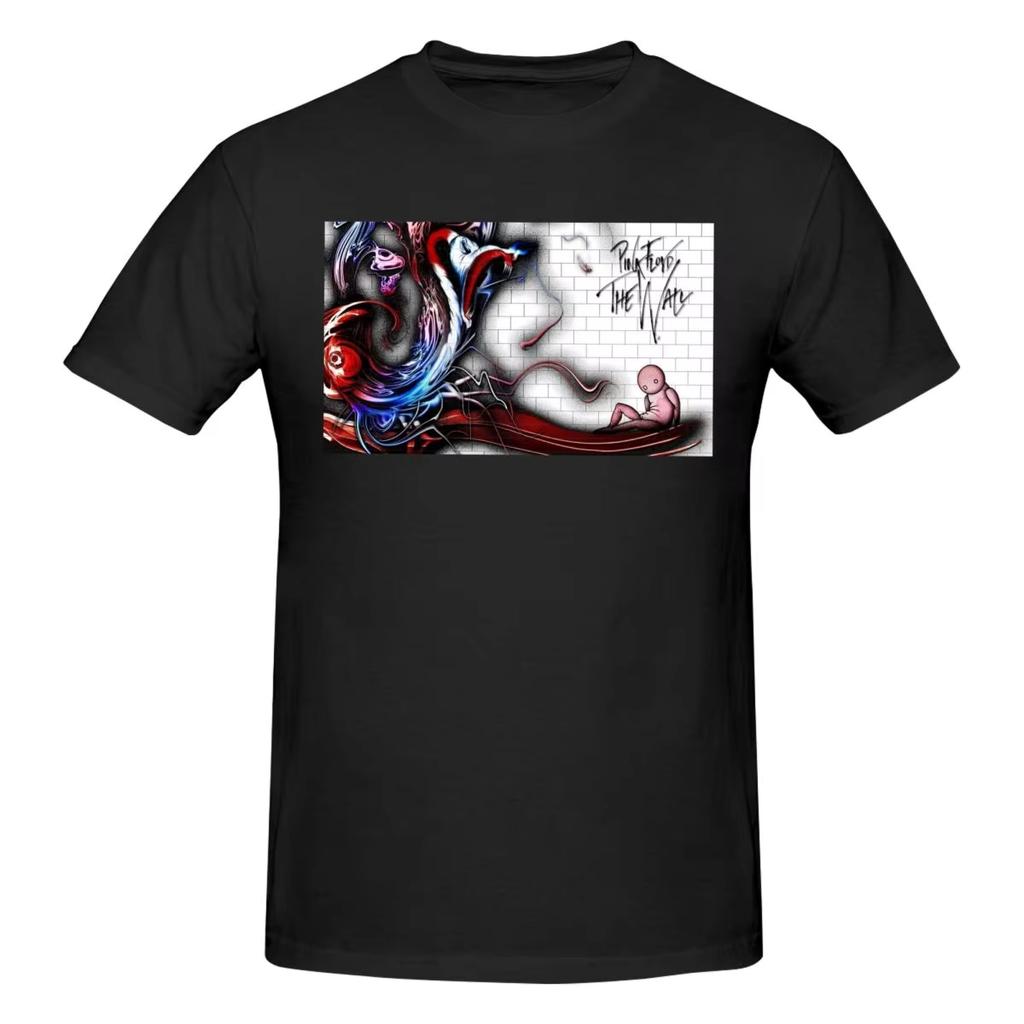 Grunge Vintage Pink Floyd T Shirts Graphic Y2K Anime Crewneck T Shirt for Men Women Clothing