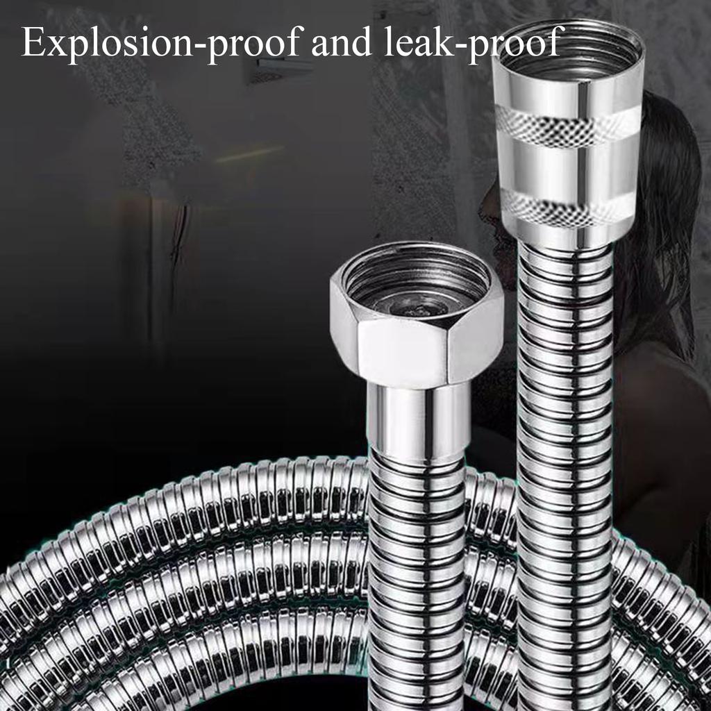 Brauseschlauch Dusche Verschlüsselung Explosionsgeschützter Schlauch Badezimmer Warmwasserbereiter Duschkopfschlauch Edelstahlschlauch Zubehör