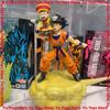 Official Demoniacal Fit  Shf Super Saiyan Son Goku & Son Gohan Kid Kintoun Action Figures Dbz Figurine In Stock