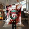 Custom Name Liverpool2 Flannel Blanket, High Quality Comfortable for All Seasons, Home Decor, Warmth and Comfort