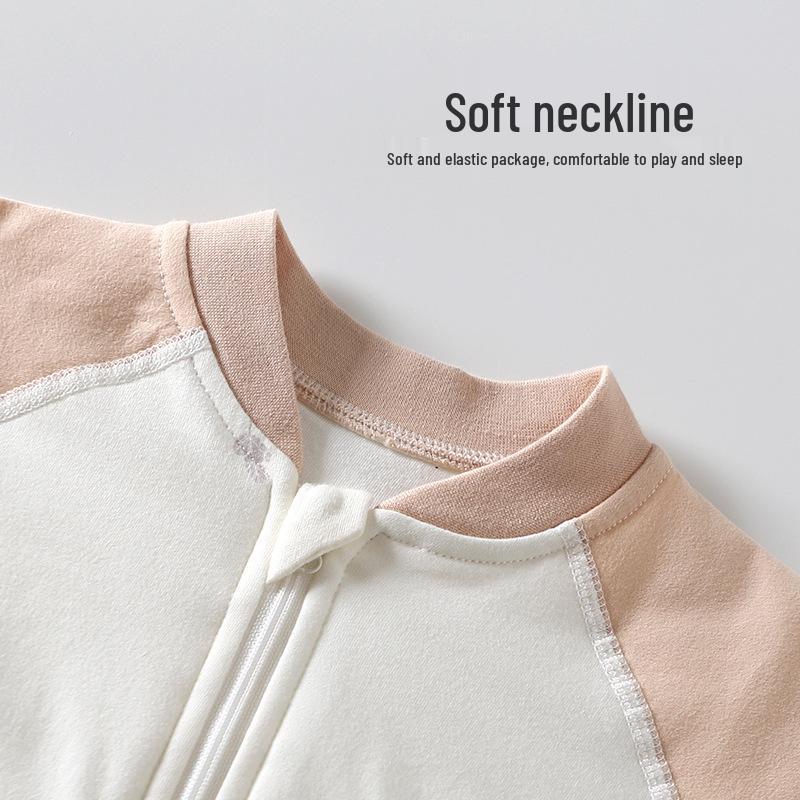 Höst/Vinter Sovsäck för Baby - 40g Quiltad, Med Delade Ben, Sparkskyddspysjamas för Spädbarn