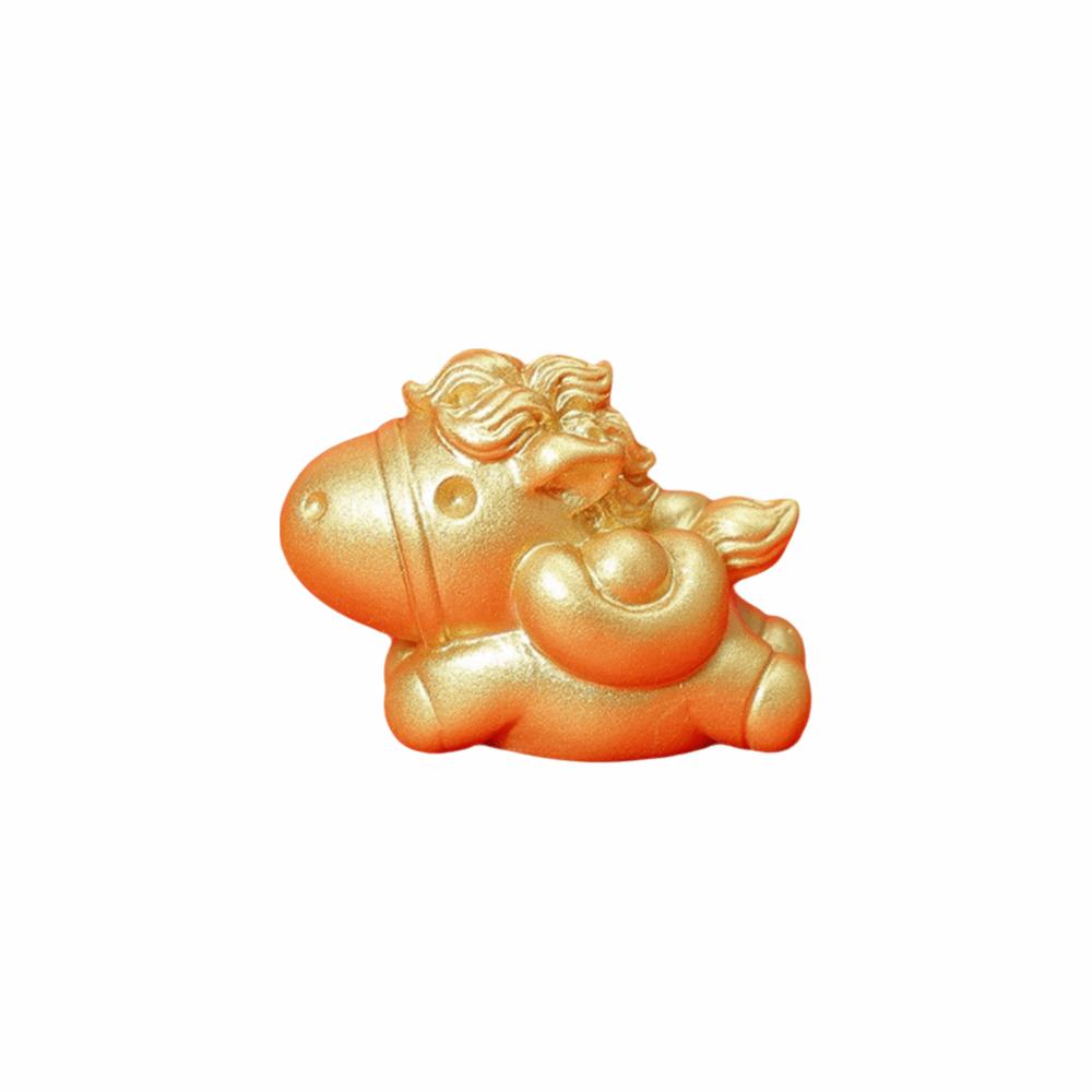 Resin Material Zodiac Horse Decorations DIY Decorations Golden Horse Ornament  Home Decor